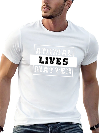 Camiseta Negra: Vidas Animales Importan