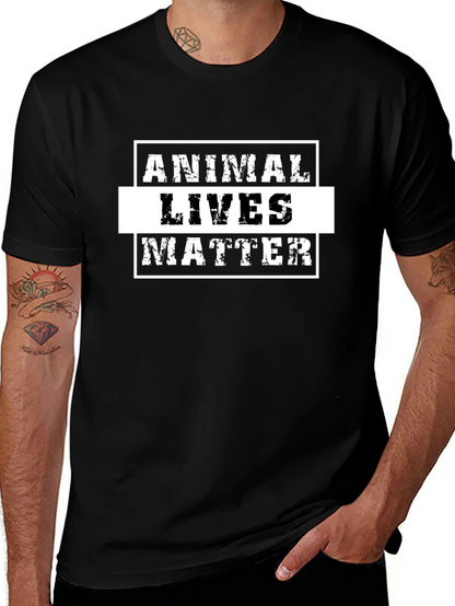 Camiseta Negra: Vidas Animales Importan