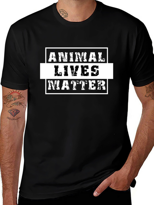 Camiseta Negra: Vidas Animales Importan