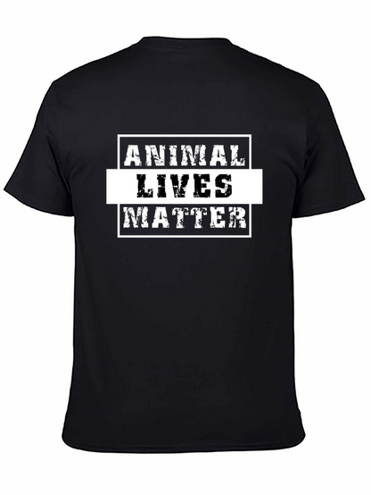 Camiseta Negra: Vidas Animales Importan