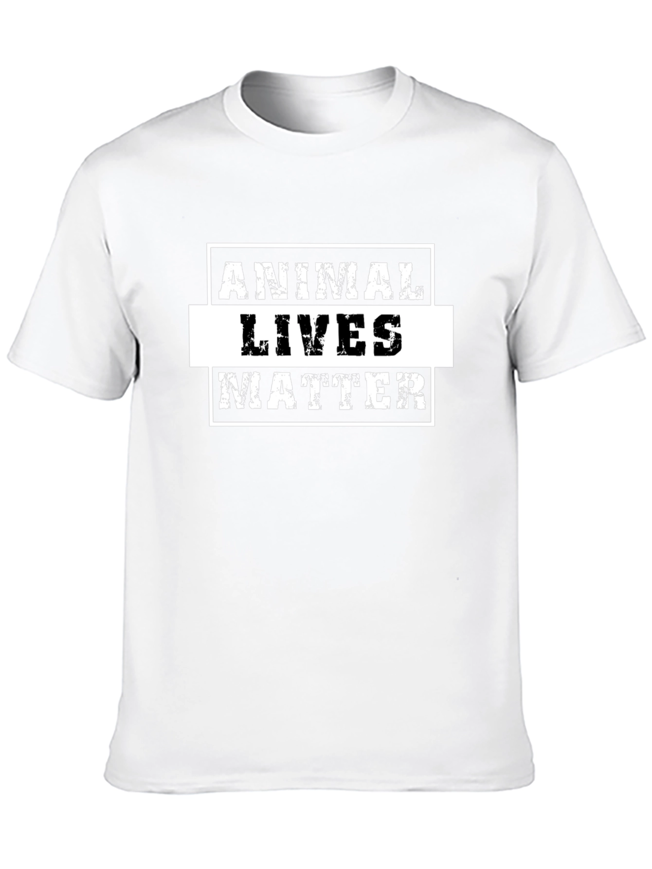 Camiseta Negra: Vidas Animales Importan