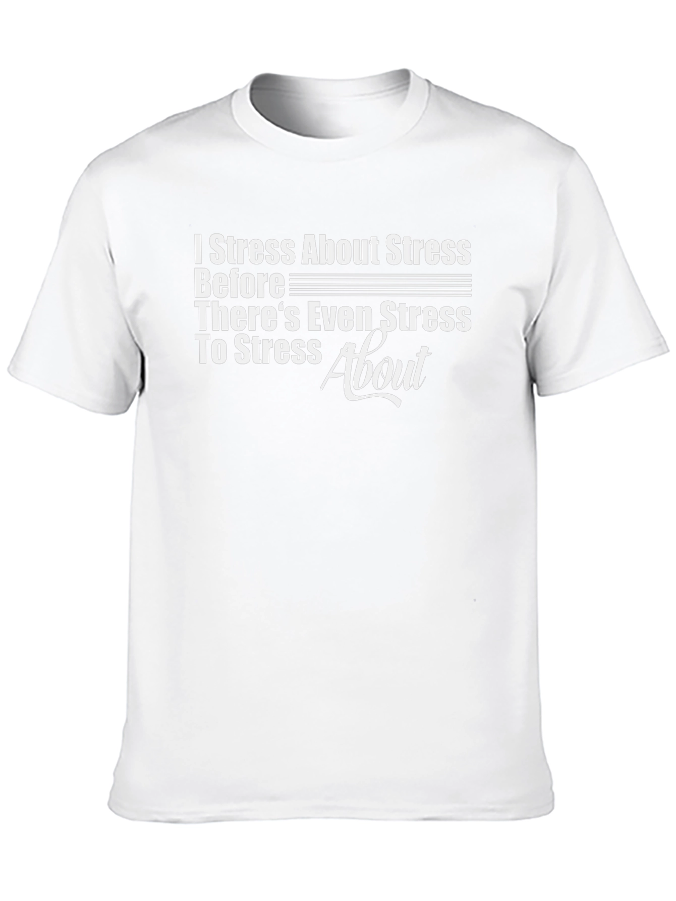 Camiseta Negra: Estrés Antes del Estrés