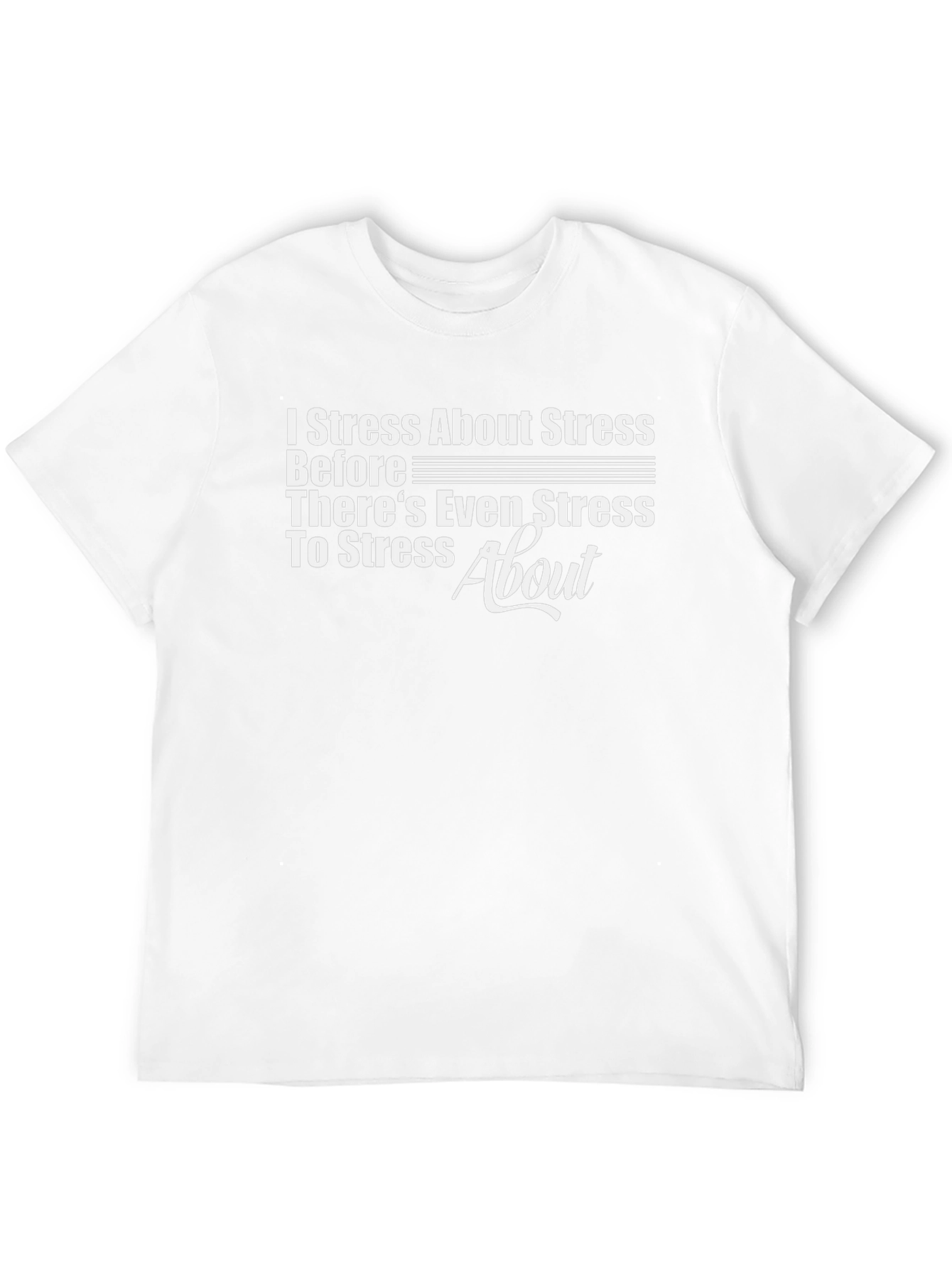 Camiseta Negra: Estrés Antes del Estrés