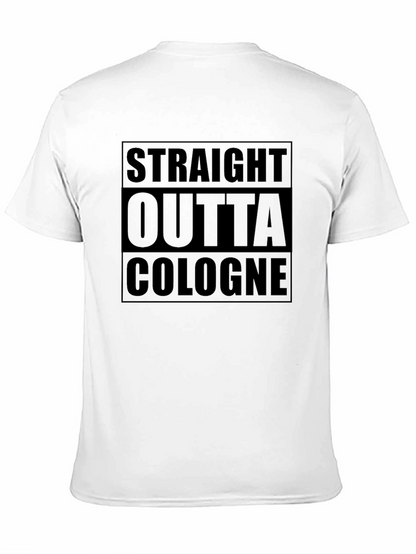 Camiseta Negra Straight Outta Cologne
