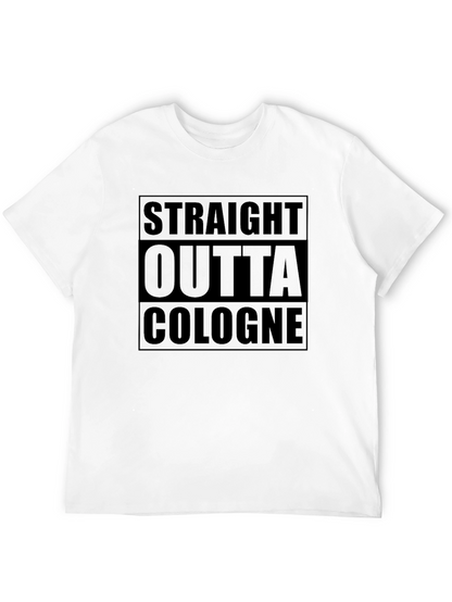 Camiseta Negra Straight Outta Cologne