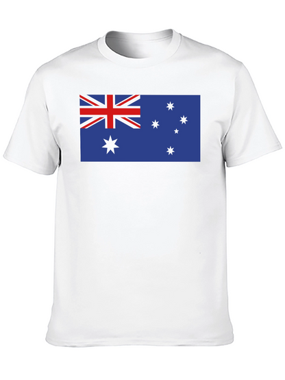 Camiseta Negra con Bandera Australiana