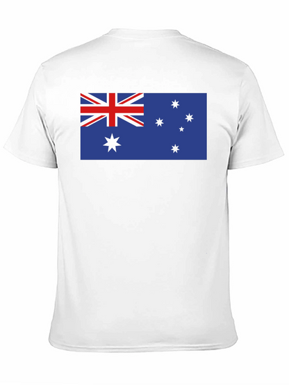 Camiseta Negra con Bandera Australiana