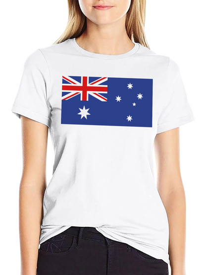 Camiseta Negra con Bandera Australiana