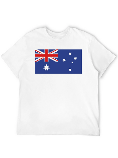 Camiseta Negra con Bandera Australiana