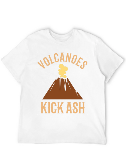 Camiseta Negra Volcanes Kick Ash