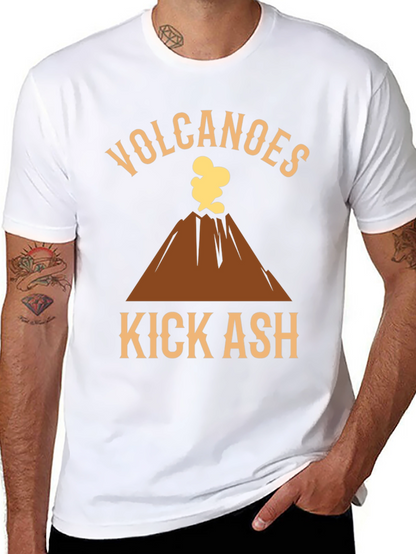 Camiseta Negra Volcanes Kick Ash