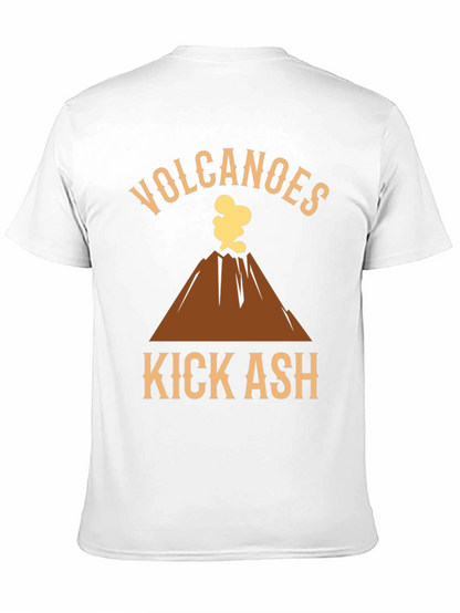 Camiseta Negra Volcanes Kick Ash