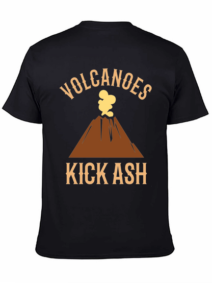 Camiseta Negra Volcanes Kick Ash