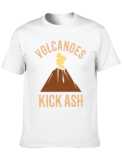 Camiseta Negra Volcanes Kick Ash