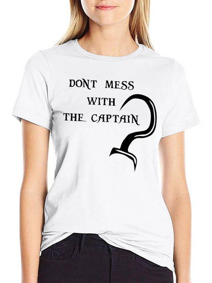 Camiseta Negra Capitán Garfio - No Molestar