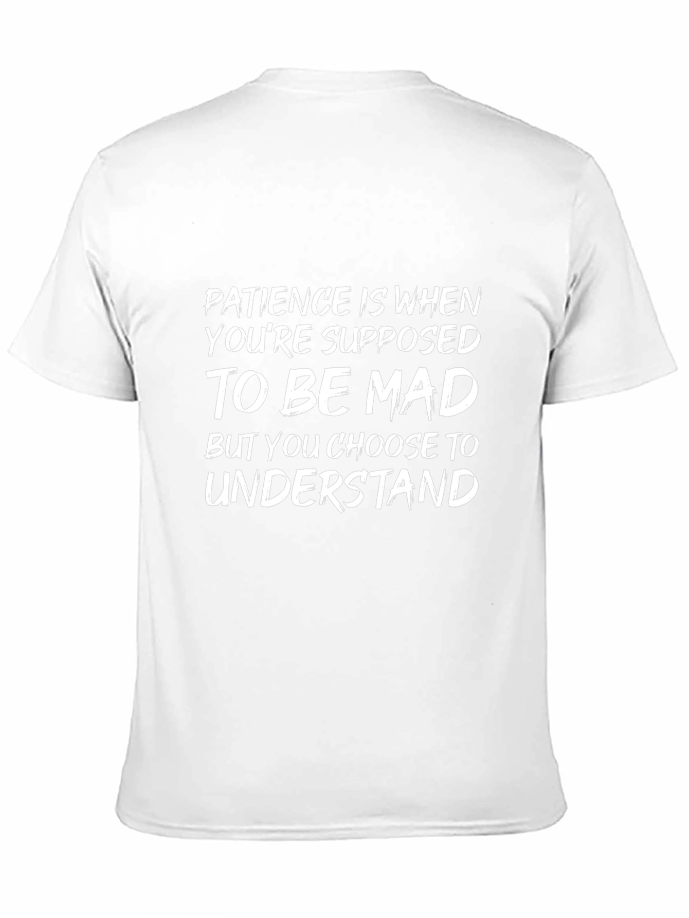 Camiseta Negra: Paciencia es Elegir Entender