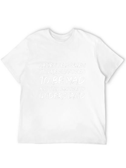 Camiseta Negra: Paciencia es Elegir Entender