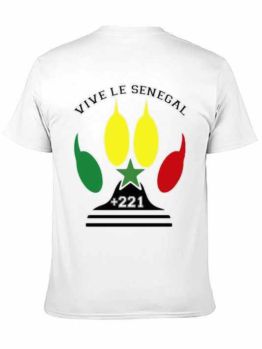 Camiseta Vive le Senegal - Diseño Patriótico