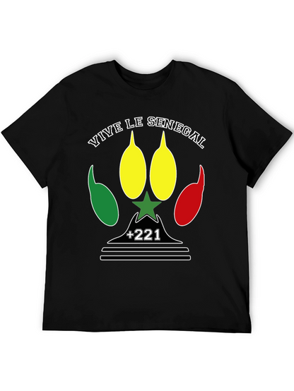 Camiseta Vive le Senegal - Diseño Patriótico