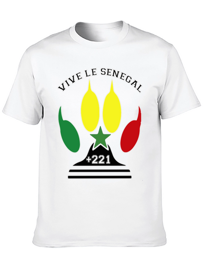 Camiseta Vive le Senegal - Diseño Patriótico