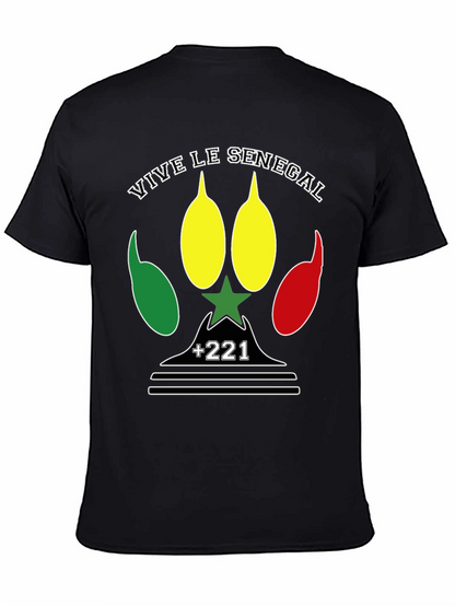 Camiseta Vive le Senegal - Diseño Patriótico