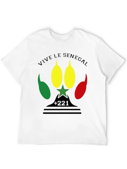 Camiseta Vive le Senegal - Diseño Patriótico