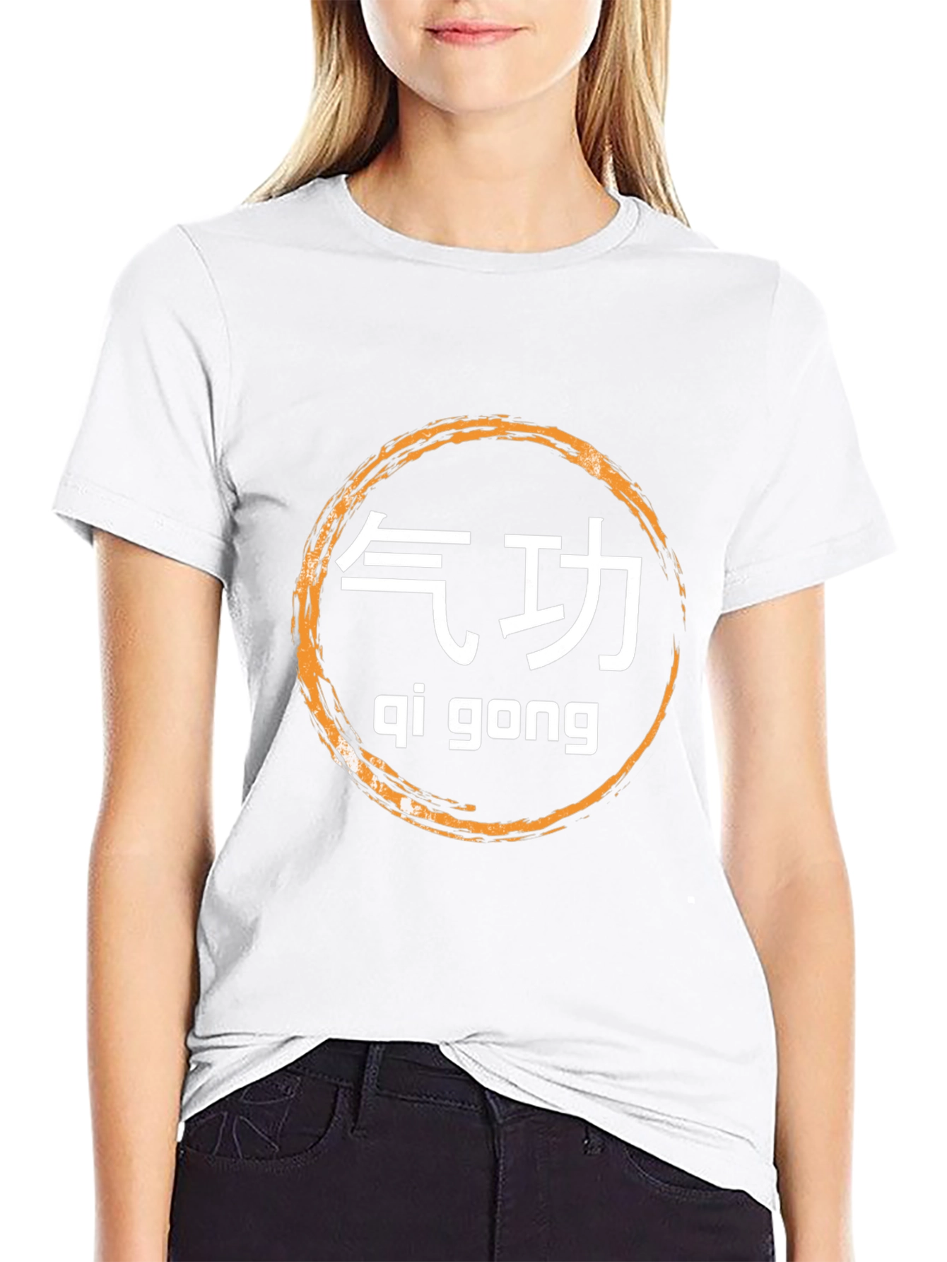 Camiseta Negra Qi Gong - Estilo y Bienestar