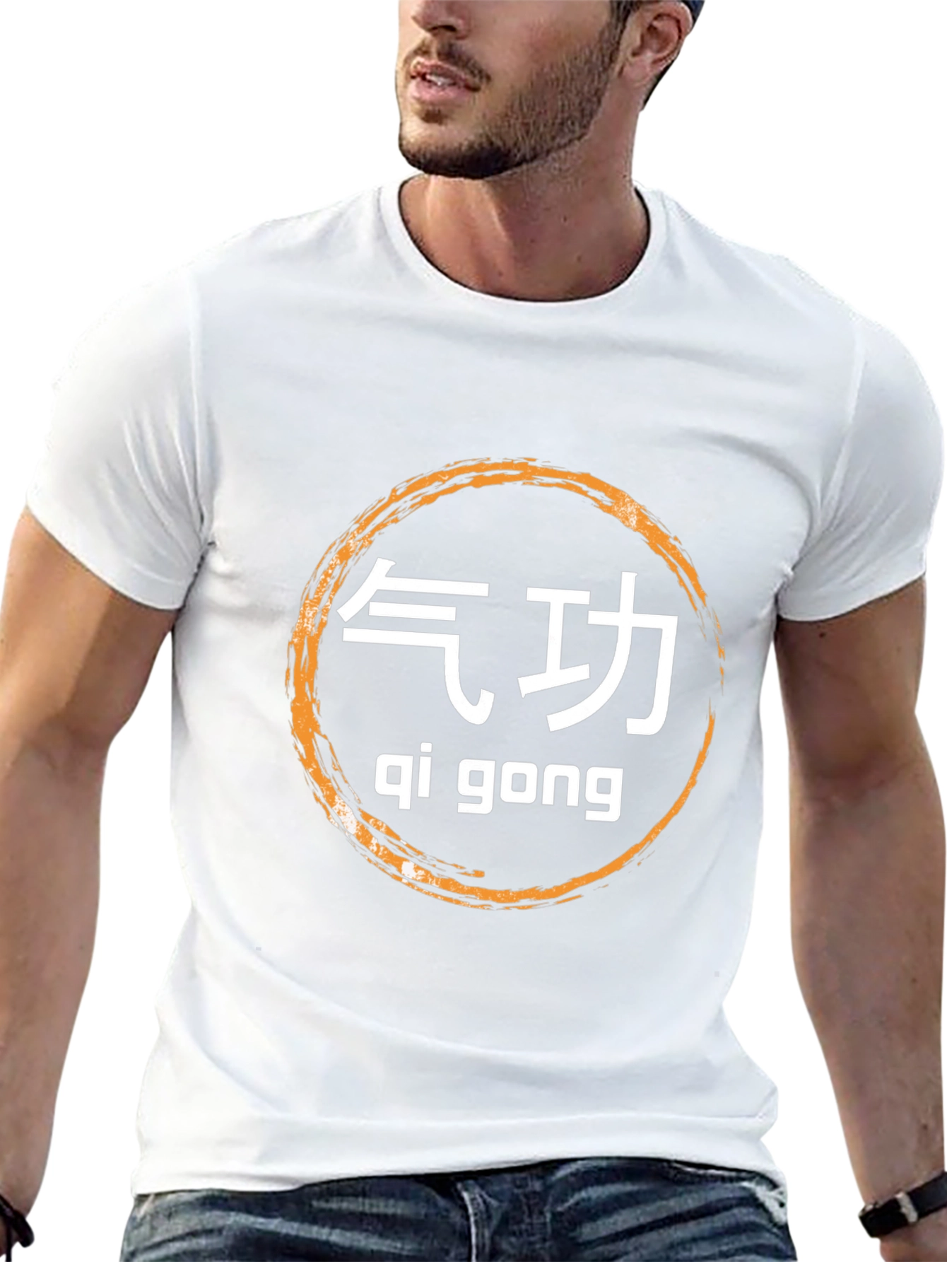 Camiseta Negra Qi Gong - Estilo y Bienestar