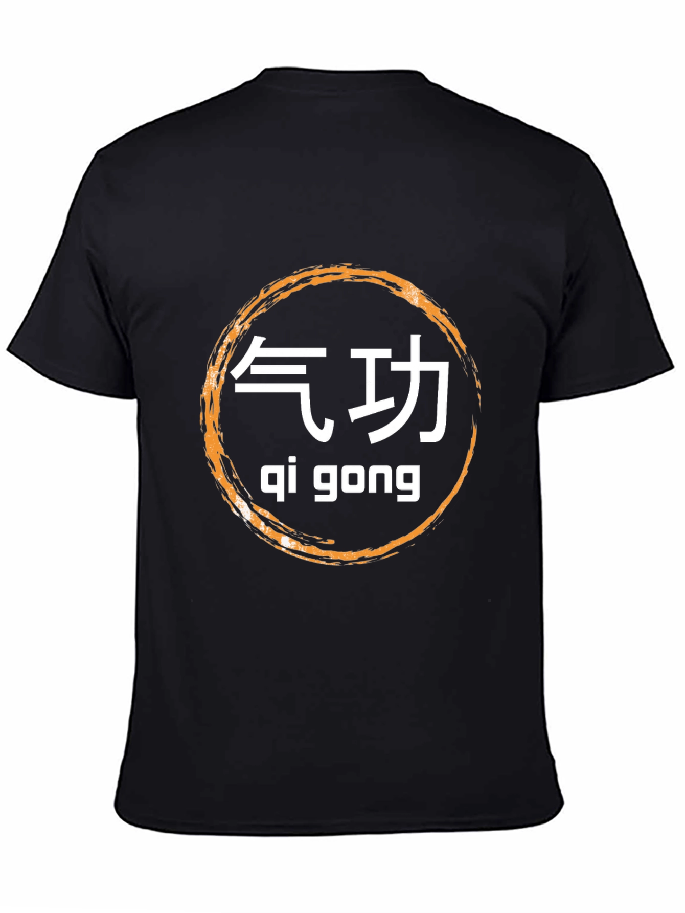 Camiseta Negra Qi Gong - Estilo y Bienestar
