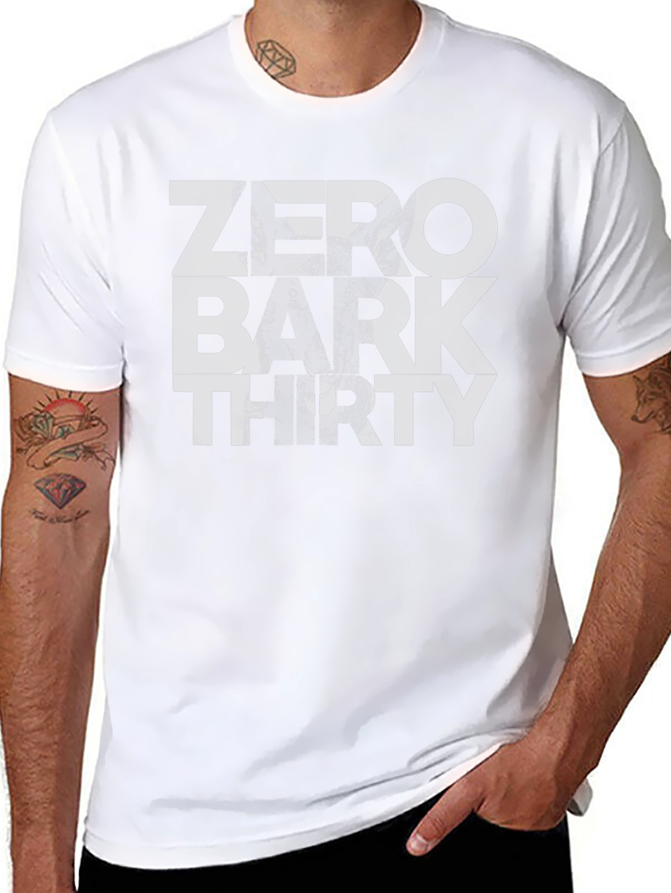 Camiseta Negra Zero Bark Thirty