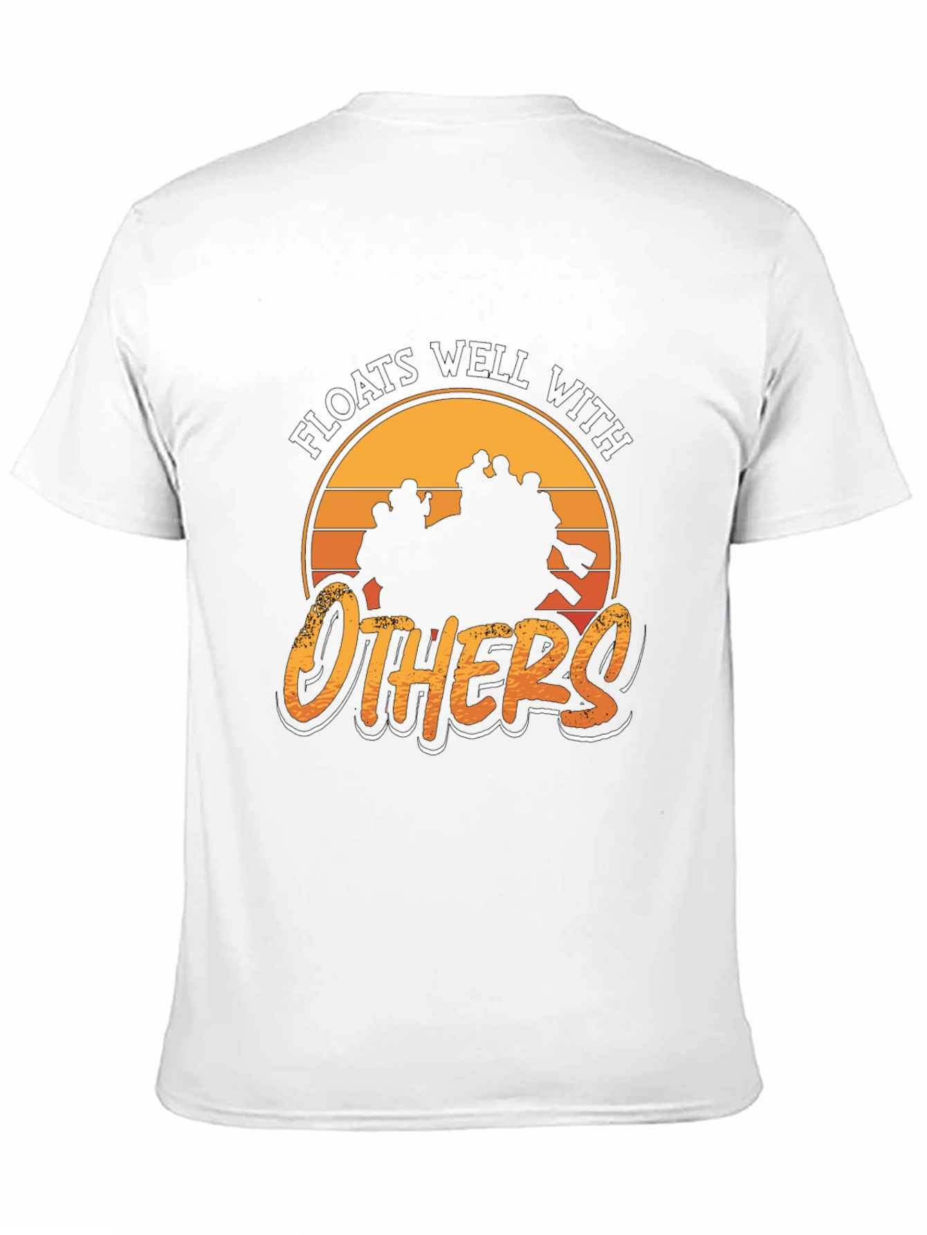 Camiseta Negra: Flota Bien con Otros