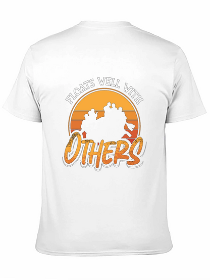 Camiseta Negra: Flota Bien con Otros
