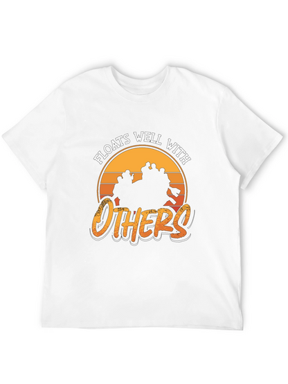 Camiseta Negra: Flota Bien con Otros