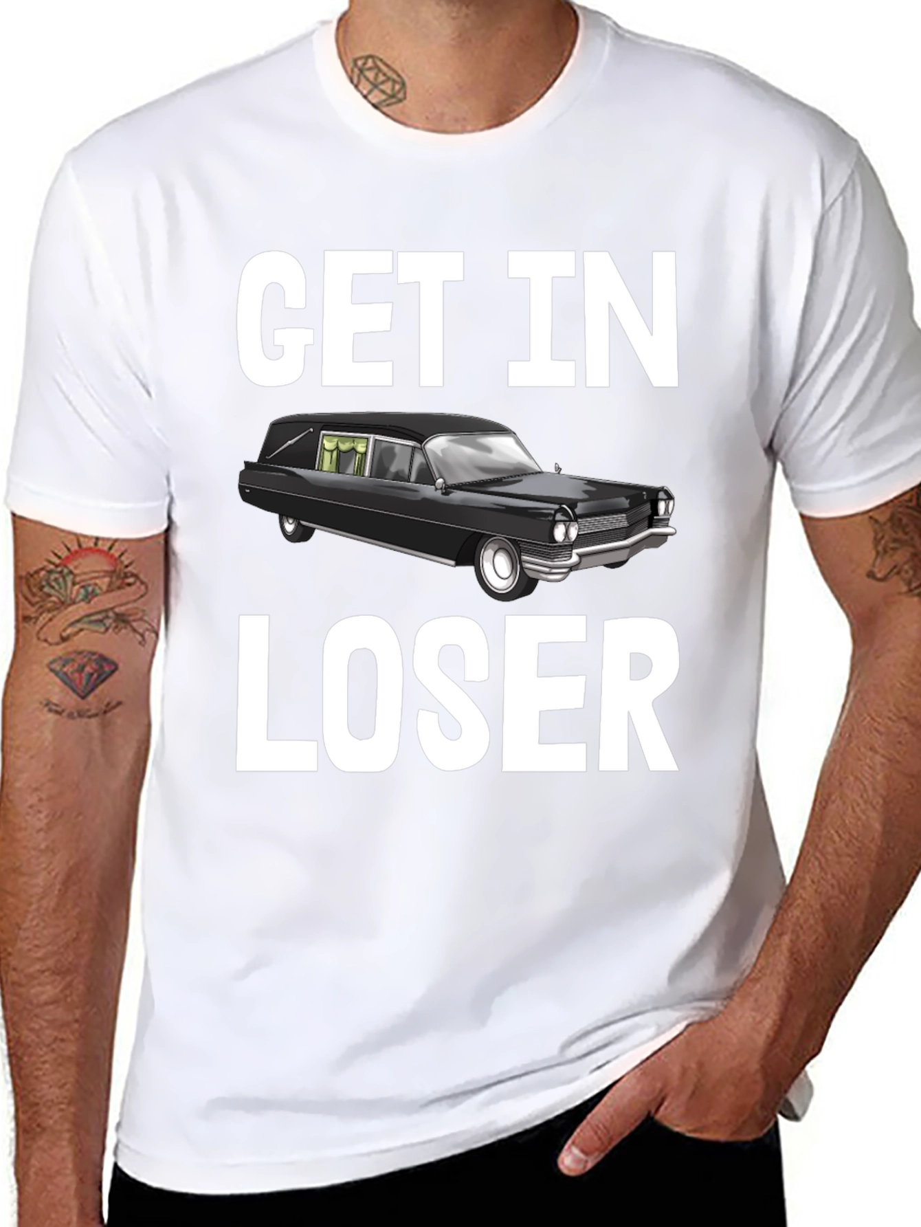 Camiseta Get In Loser Humorística