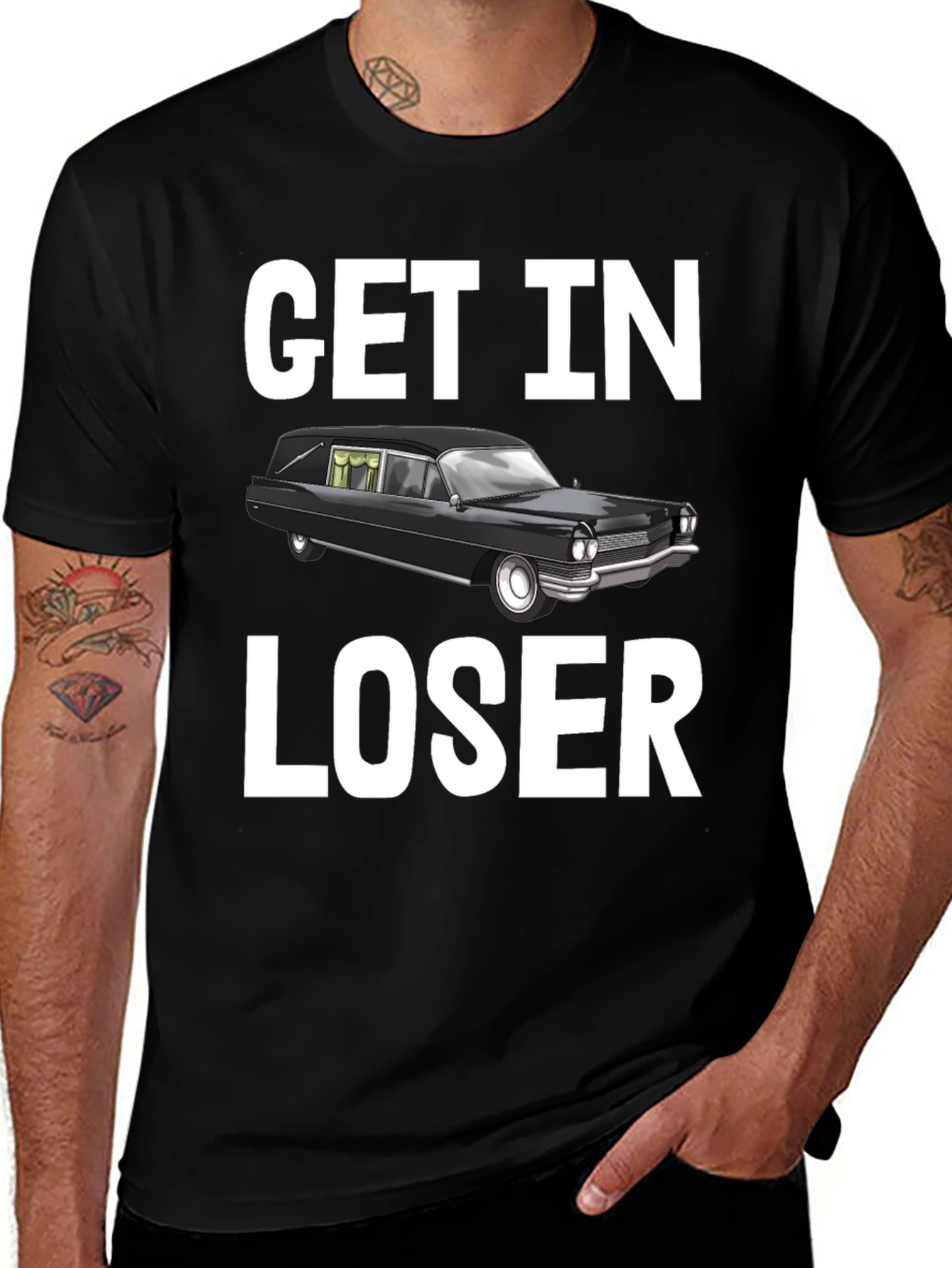 Camiseta Get In Loser Humorística
