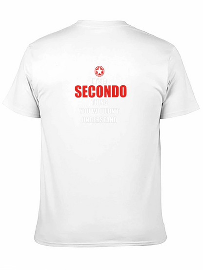 Camiseta Negra Secondo Thing: Estilo Único