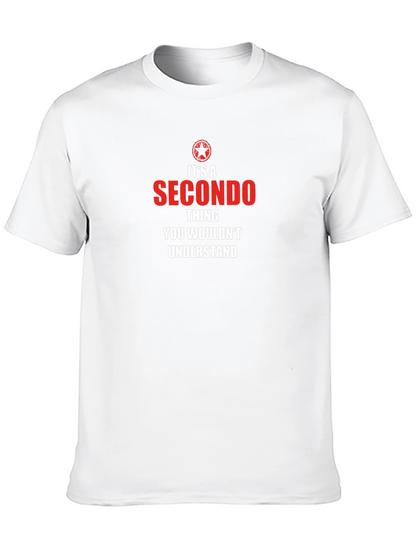 Camiseta Negra Secondo Thing: Estilo Único