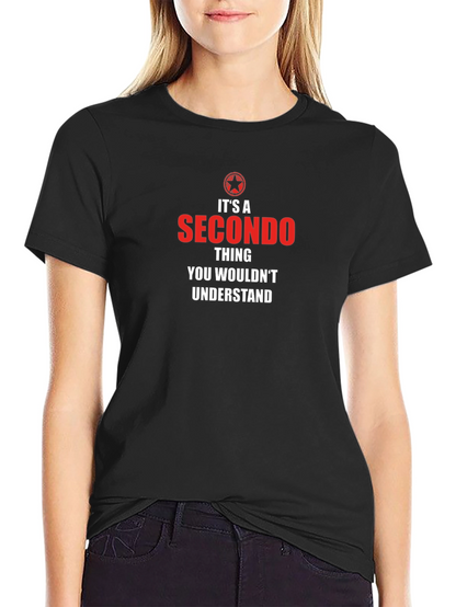 Camiseta Negra Secondo Thing: Estilo Único