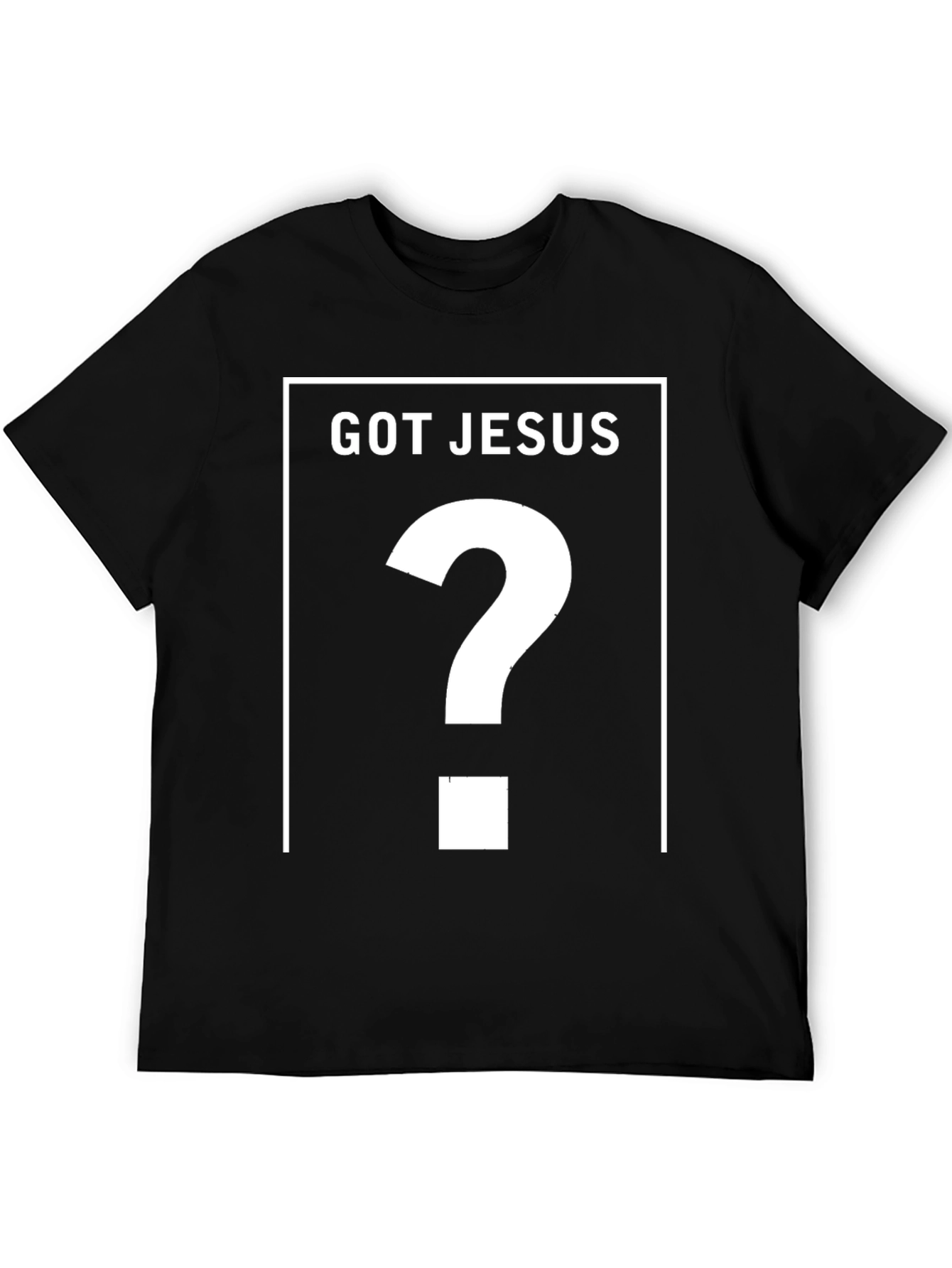 Camiseta Negra ¿Tienes a Jesús?