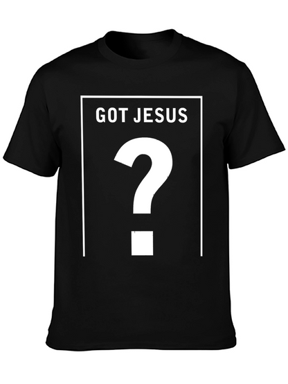 Camiseta Negra ¿Tienes a Jesús?