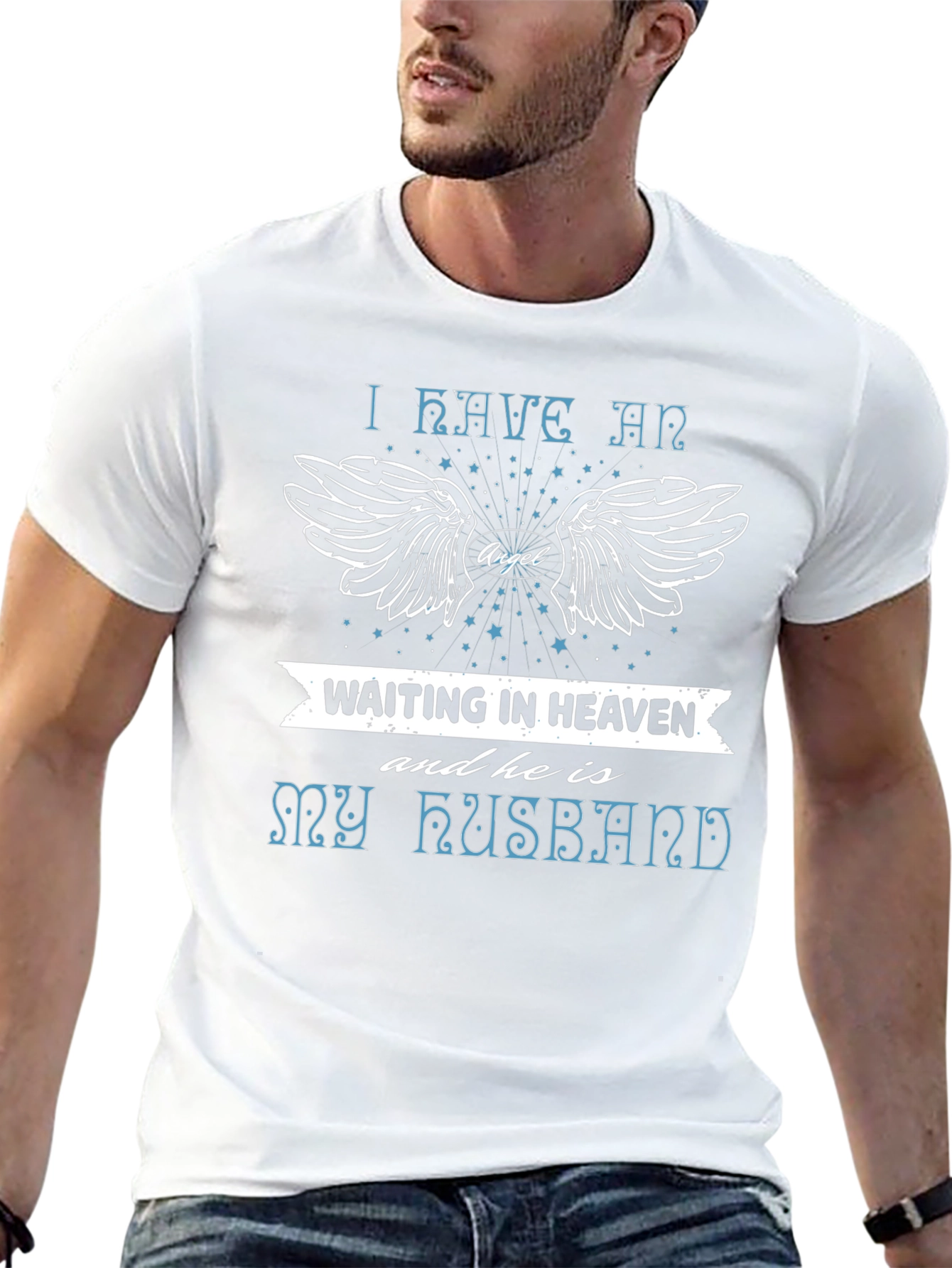 Camiseta Homenaje a Esposo en el Cielo