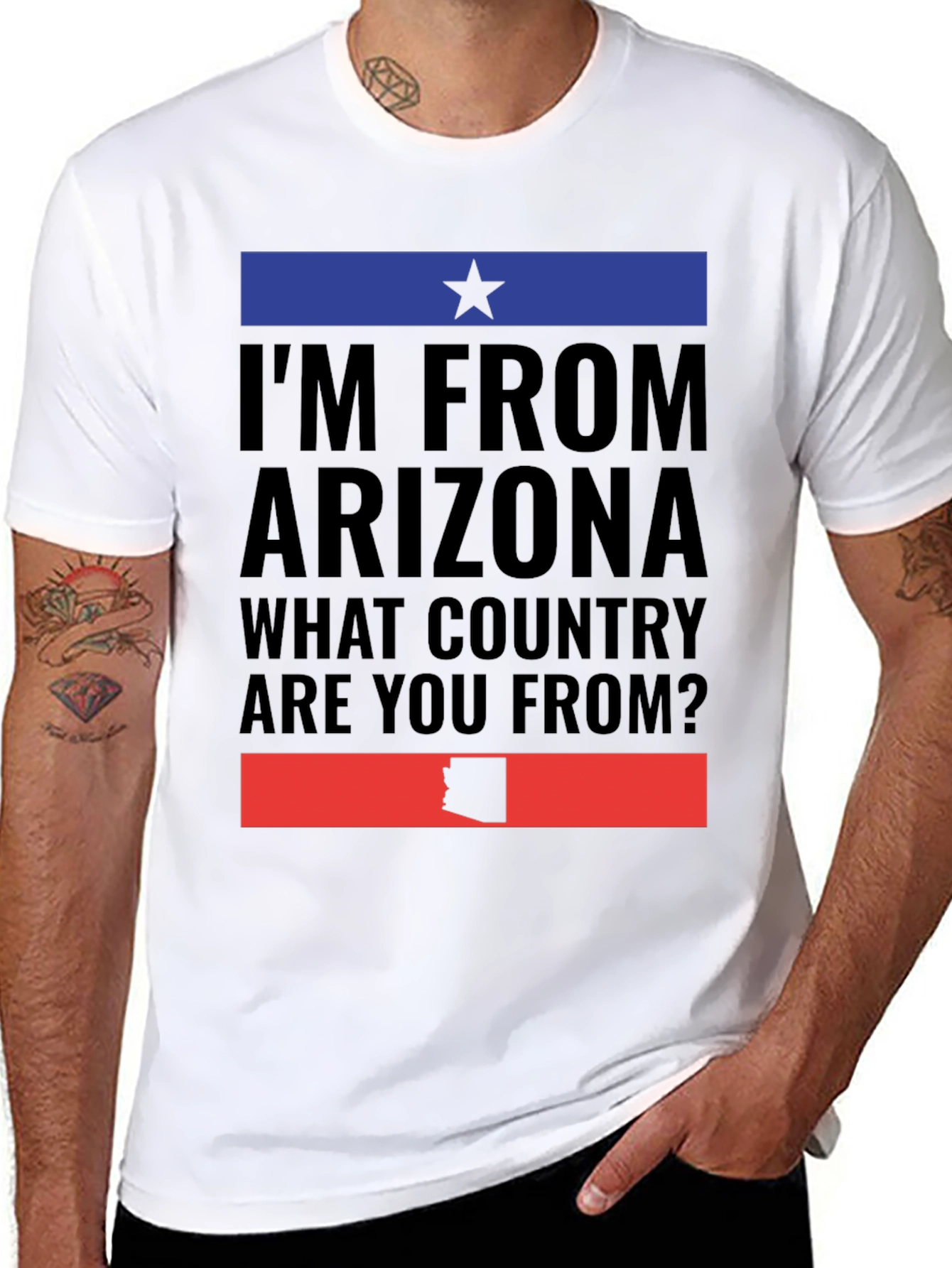 Camiseta Arizona: ¿De qué país eres?