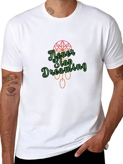 Camiseta Negra Never Stop Dreaming