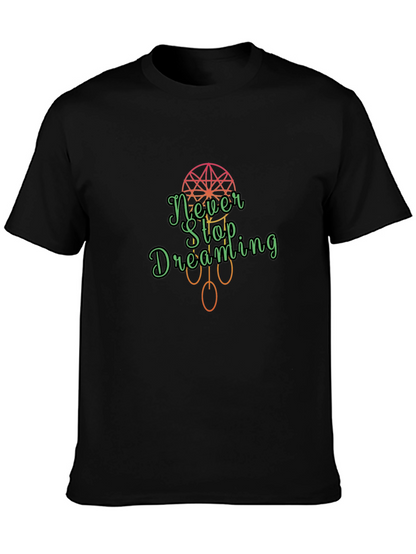 Camiseta Negra Never Stop Dreaming