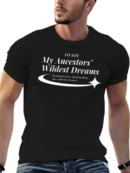 Camiseta Negra: Mis Ancestros Sueños