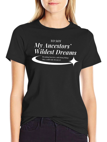 Camiseta Negra: Mis Ancestros Sueños
