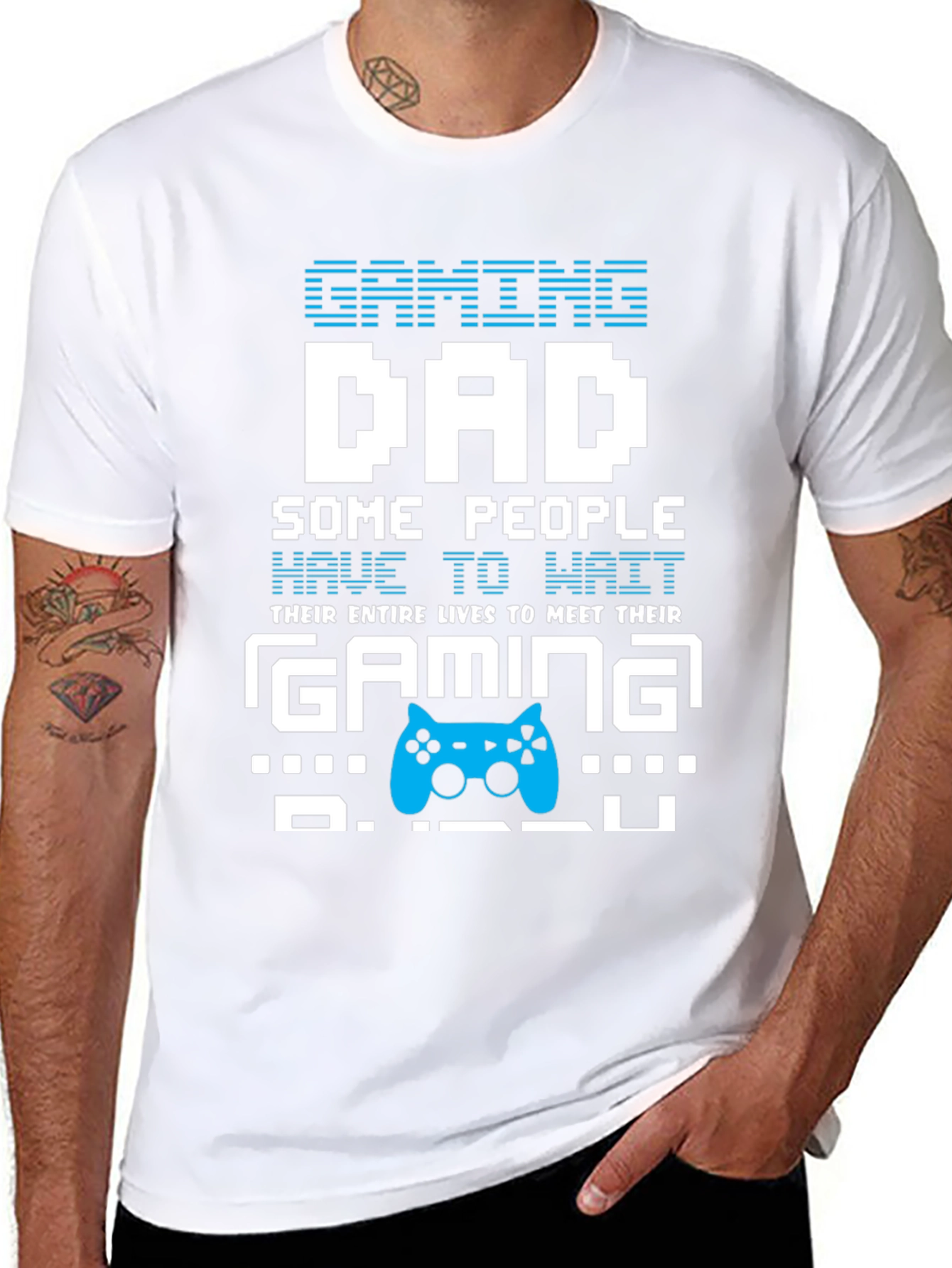 Camiseta Gaming Dad - Para Papás Gamers