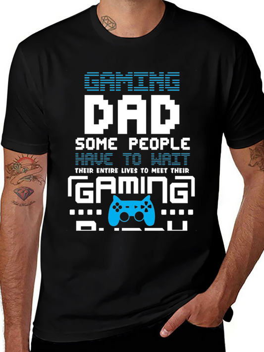 Camiseta Gaming Dad - Para Papás Gamers