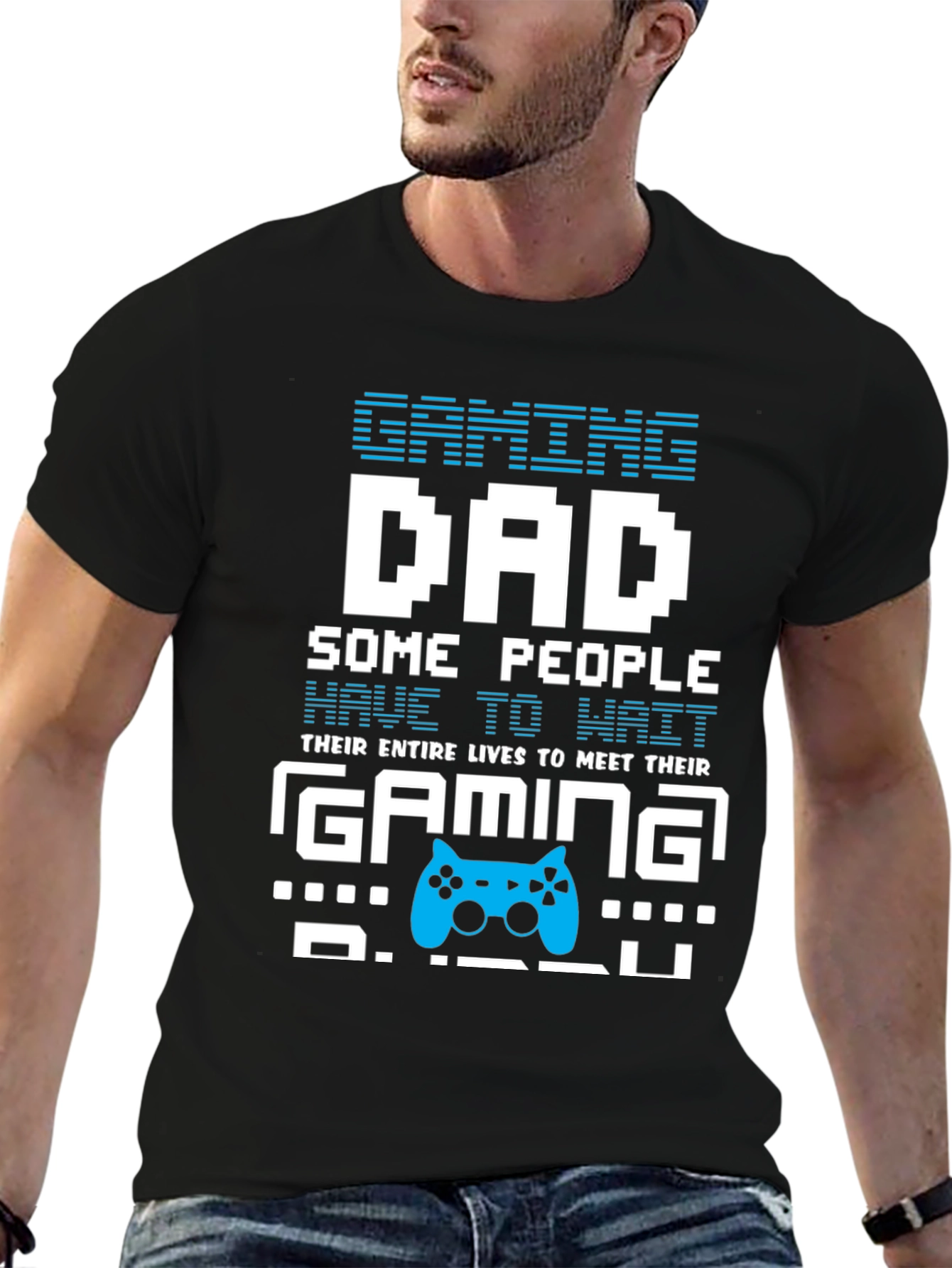 Camiseta Gaming Dad - Para Papás Gamers