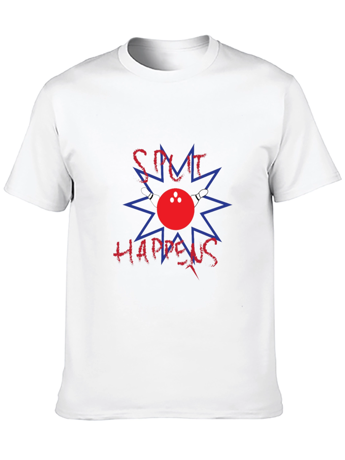 Camiseta Negra Split Happens Bolos